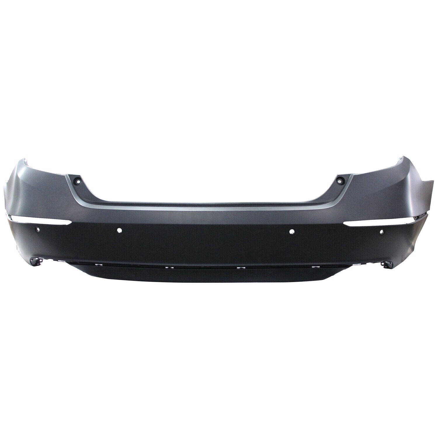 Pare-chocs arrière apprêté pour Honda Accord Hybrid 2021-2022 avec capteur d'aide au stationnement et moulure chromée, référence Ho1100325 - Hunt Parts