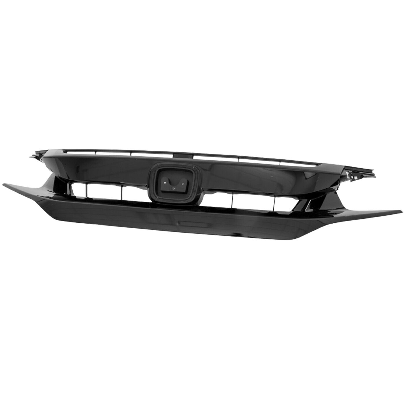Calandre avant noire apprêtée pour Honda Civic Hatchback 2020-2021 (sauf Type-R), HO1200248