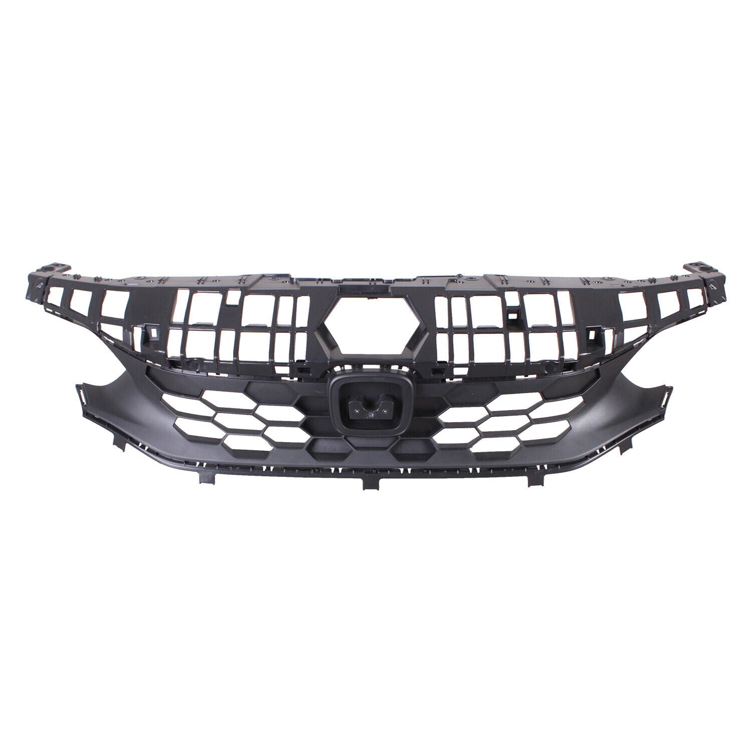 Calandre supérieure avant noire pour Honda Civic Hatchback 2022-2024, HO1200255