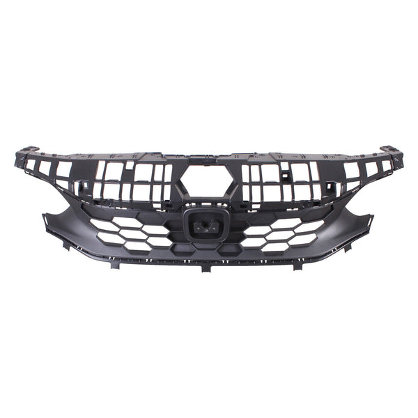 Grille Front Upper Honda Civic Hatchback 2022-2023 Black Without Emblem / Park Assist Sensor , Ho1200255