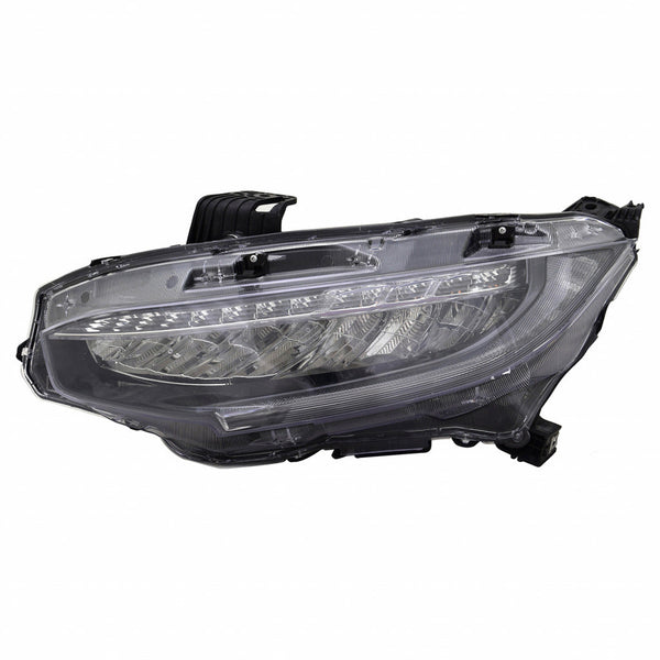 Head Lamp Driver Side Honda Civic Coupe 2019 Led Us/Canada Built For Touring Trim High Quality , Ho2502195