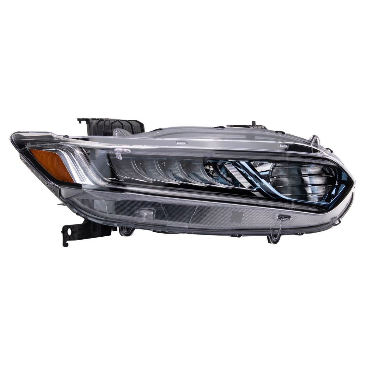 Phare avant côté passager pour Honda Accord Hybrid 2018-2020 avec feux de croisement LED/feux de route halogènes de haute qualité, référence HO2503196 - Hunt Parts