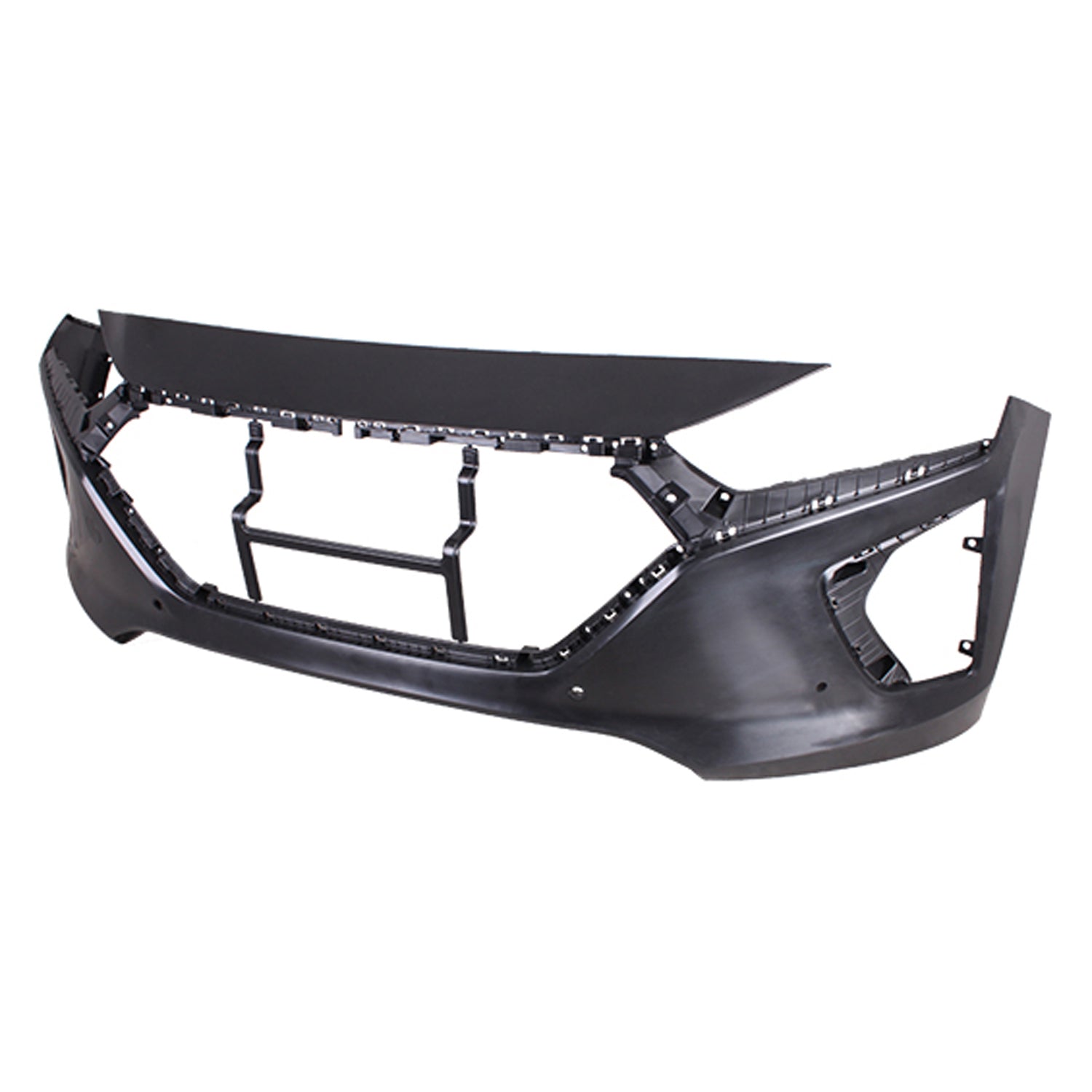 Pare-chocs avant apprêté pour Hyundai Ioniq Hybrid 2017-2019, référence Hy1000222 - Hunt Parts
