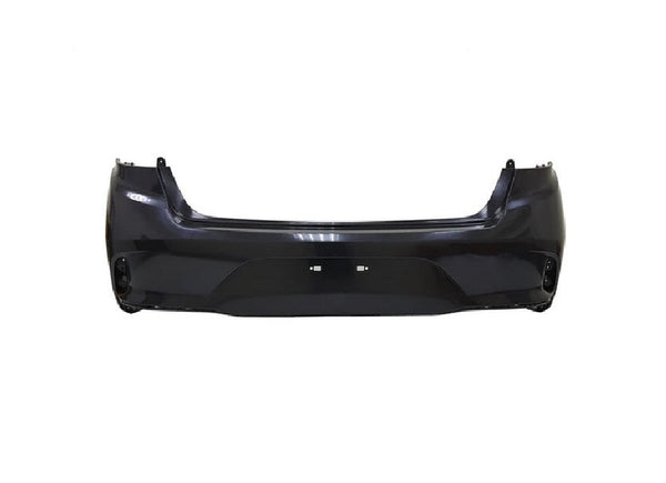 Bumper Rear Hyundai Sonata Hybrid 2018-2019 Primed Without Sensor