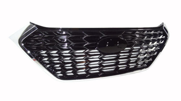 2017 2018 hyundai tucson grille with 3silver bars with silver front