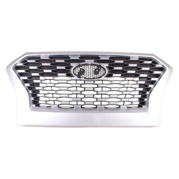 Grille Front Hyundai Palisade 2020-2022 Ptd Silver Gray Fits Sel Without Park Assist , Hy1200239