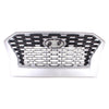 Grille Front Hyundai Palisade 2020-2022 Ptd Silver Gray Fits Sel Without Park Assist , Hy1200239