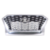 Grille Front Hyundai Palisade 2020-2022 Satin Chrome Front Ame Without Sensor Sel , Hy1200240