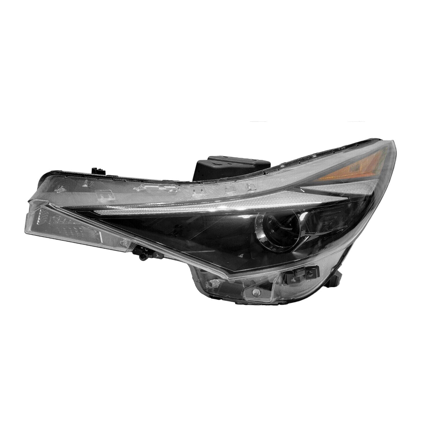 Phare avant gauche (côté conducteur) pour Hyundai Elantra Berline 2021-2023, halogène, fabrication coréenne, haute qualité, référence Hy2502248 - Hunt Parts