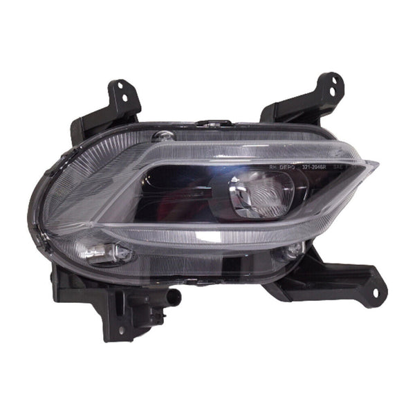 Fog Lamp Passenger Side Hyundai Santa Fe 2019-2020 Led High Quality , Hy2593172
