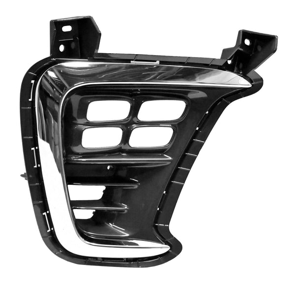 Fog Lamp Bezel Front Passenger Side Kia Sorento 2019-2020 Dark Gray With Chrome Molding Use With Led Fogs Sx/Sx Ltd/Ex Models , Ki1039150