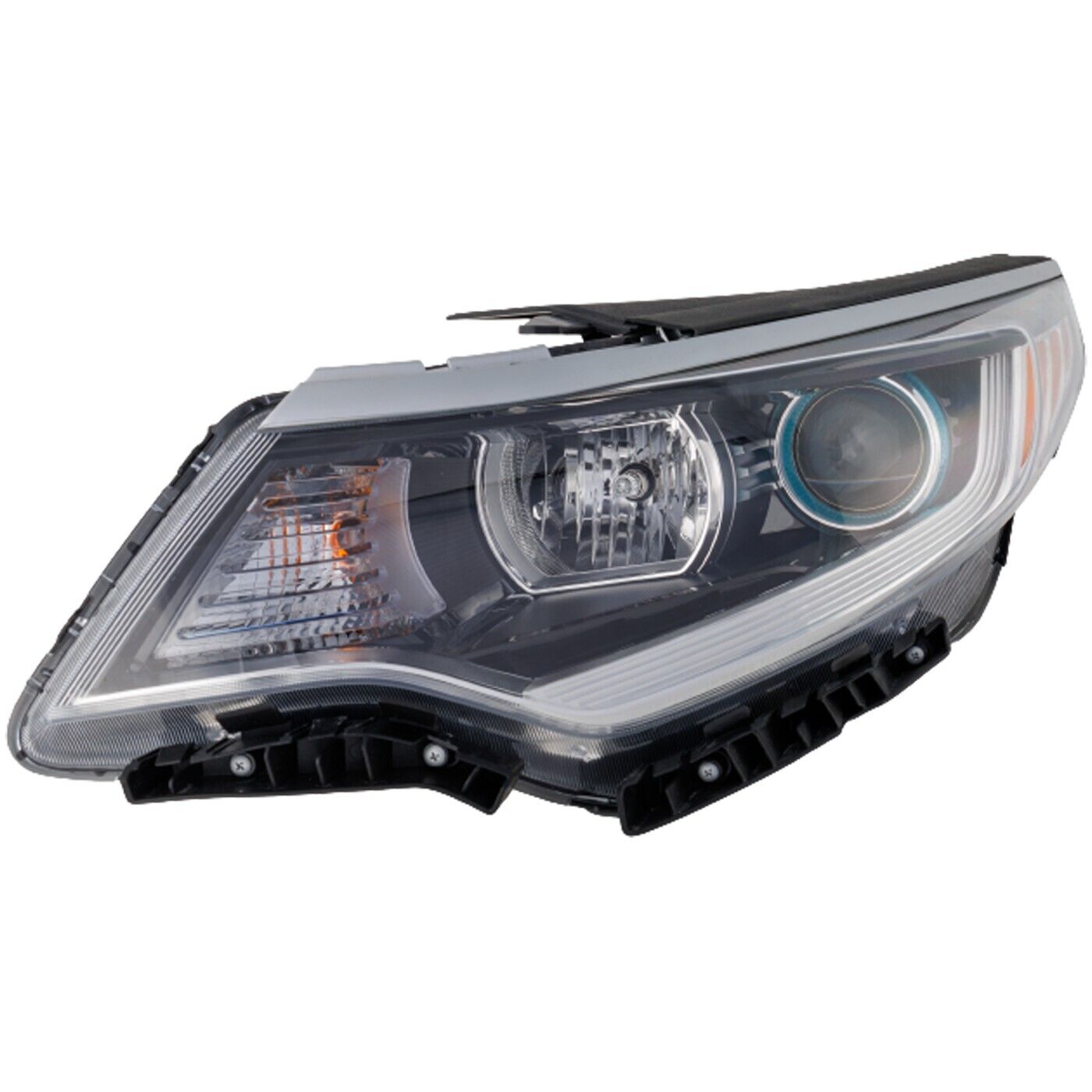 Phare avant gauche halogène de haute qualité pour Kia Optima Hybrid 2016-2019 (sans feux de jour à LED), référence KI2502219 - Hunt Parts