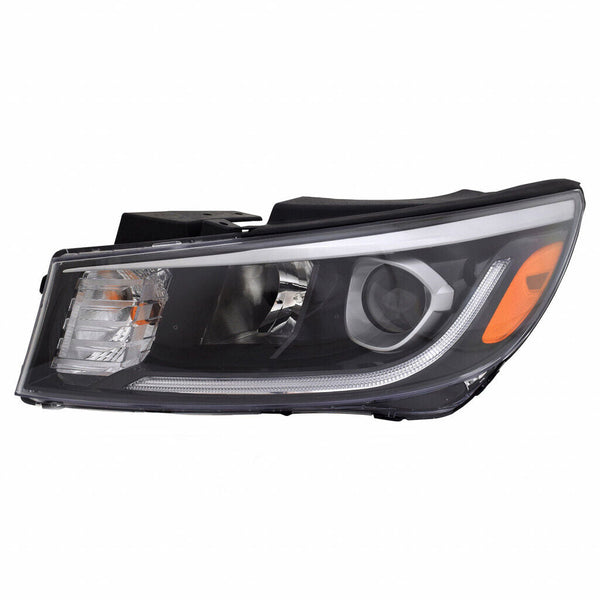 Head Lamp Driver Side Kia Sedona 2019-2021 Halogen Without Led Position Lamp High Quality , Ki2502238