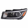 Head Lamp Driver Side Kia Sedona 2019-2021 Halogen Without Led Position Lamp High Quality , Ki2502238