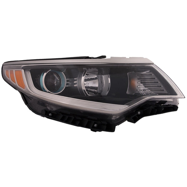 Head Lamp Passenger Side Kia Optima Hybrid 2016-2019 Halogen Without Led Drl High Quality , Ki2503219