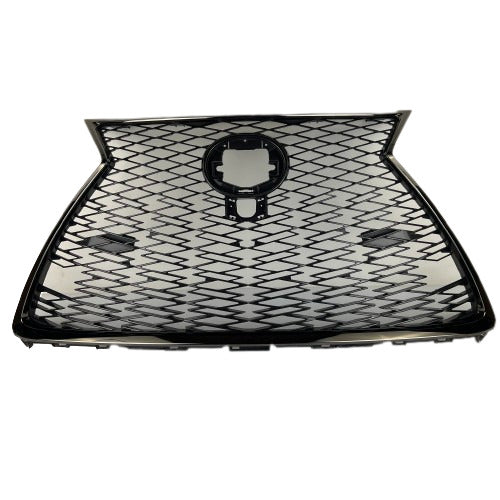 Calandre avant Lexus NX300 2018-2019 Gris métallisé avec chrome fumé, sans emblème/assistance au stationnement, LX1200203 - Hunt Parts