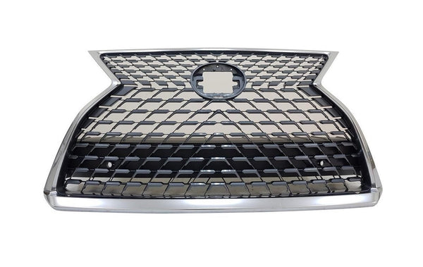 Grille Front Lexus Rx350 2020-2022 Ptd Gray With Chrome Molding With Park Assist Sensor Without Camera Canada Built , Lx1200212