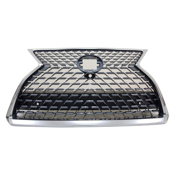 Grille Front Lexus Rx350 2020-2022 Ptd Gray With Chrome Moldings /Park Assist Sensor With Camera Canada Built , Lx1200213