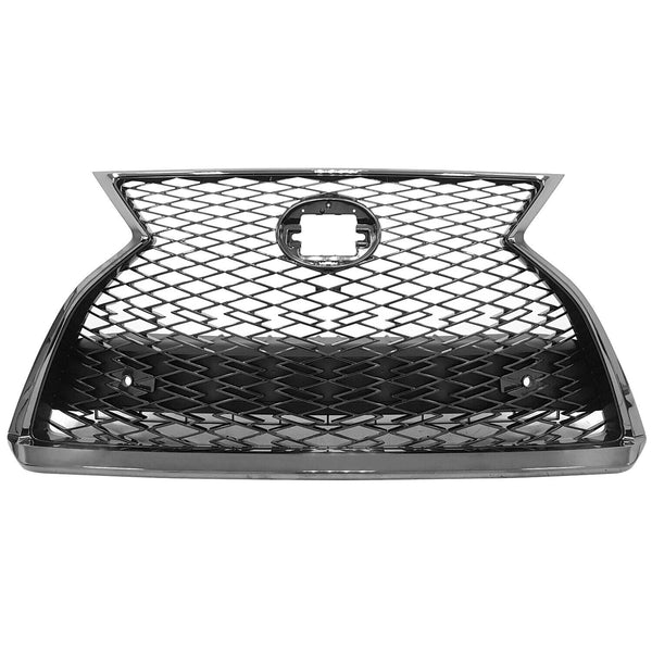 Grille Front Lexus Rx350 2020-2022 Black With Smoked Chrome Moldings/Park Assist Sensor Without Camera , Lx1200215