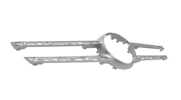 Grille Molding Front Mercedes E300 2017-2019 Silver With Camera , Mb1210122