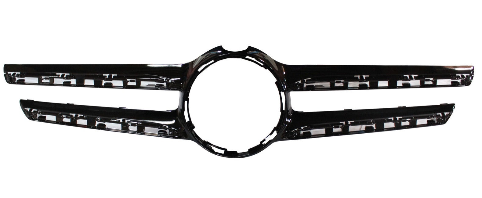 Moulure de calandre avant claire Mercedes E300 2017-2019 noire avec caméra, MB1210137 - Hunt Parts