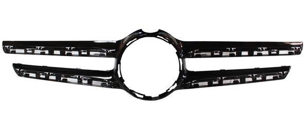 Grille Molding Front Birght Mercedes E300 2017-2019 Black With Camera , Mb1210137