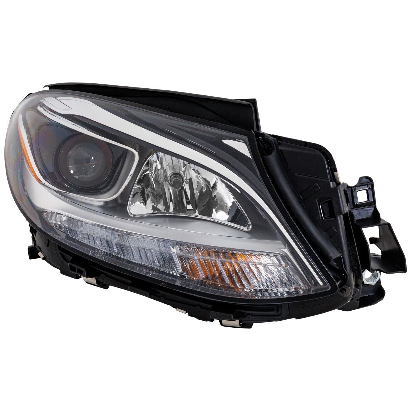 Phare avant côté passager Mercedes GLE400 2016-2019 halogène sans ampoule haute qualité, MB2519107 - Hunt Parts
