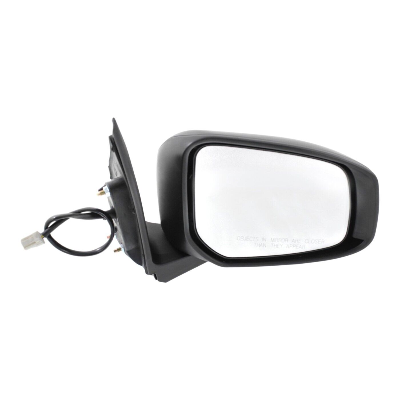 Rétroviseur extérieur côté passager pour Mitsubishi Mirage Hatchback 2014-2022, électrique avec clignotant et rabattable manuellement, référence Mi1321148 - Hunt Parts