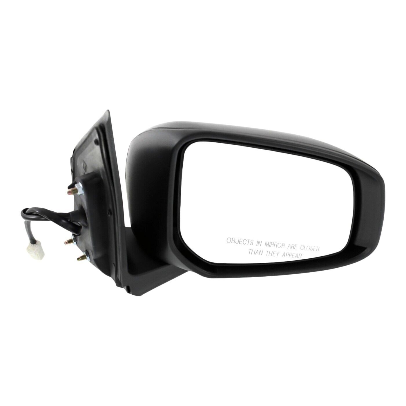 Rétroviseur extérieur côté passager pour Mitsubishi Mirage Hatchback 2014-2022, électrique et rabattable manuellement, référence Mi1321149 - Hunt Parts