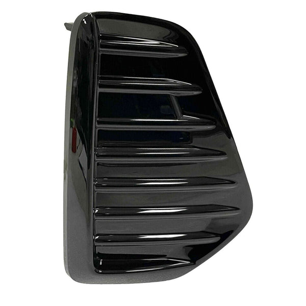 Fog Lamp Cover Front Passenger Side Nissan Kicks 2021-2022 Ptd Gloss Black , Ni1039185