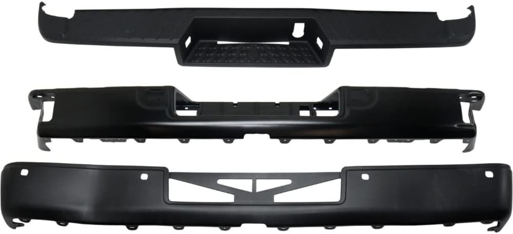 Pare-chocs arrière pour Nissan Titan XD 2016-2019, apprêt noir, sans capteur d'aide au stationnement, NI1103137 - Hunt Parts