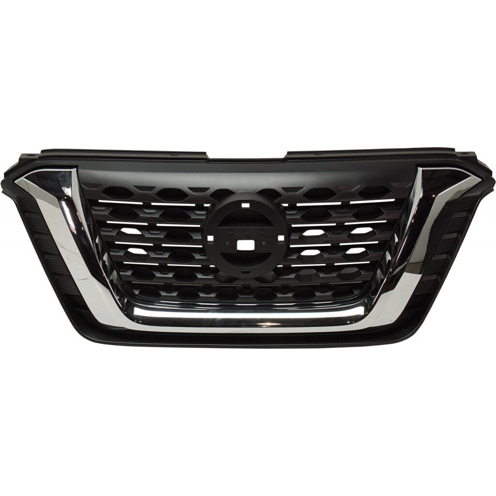 Calandre avant Nissan Kicks 2018-2020 Noir mat avec chrome, NI1200301 - Hunt Parts
