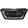 Grille Front Nissan Kicks 2018-2020 Matte Black With Chrome , Ni1200301