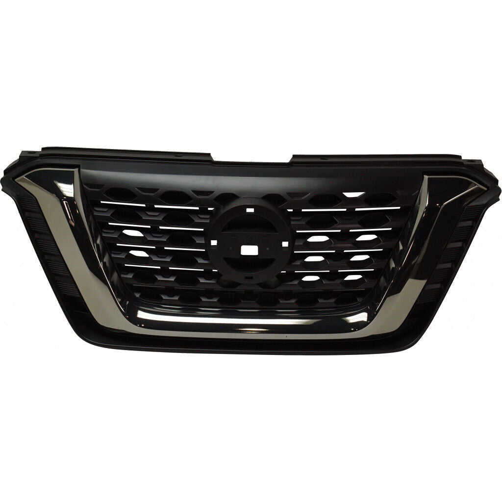 Calandre avant Nissan Kicks 2018-2020 Noir mat avec chrome fumé, NI1200302 - Hunt Parts