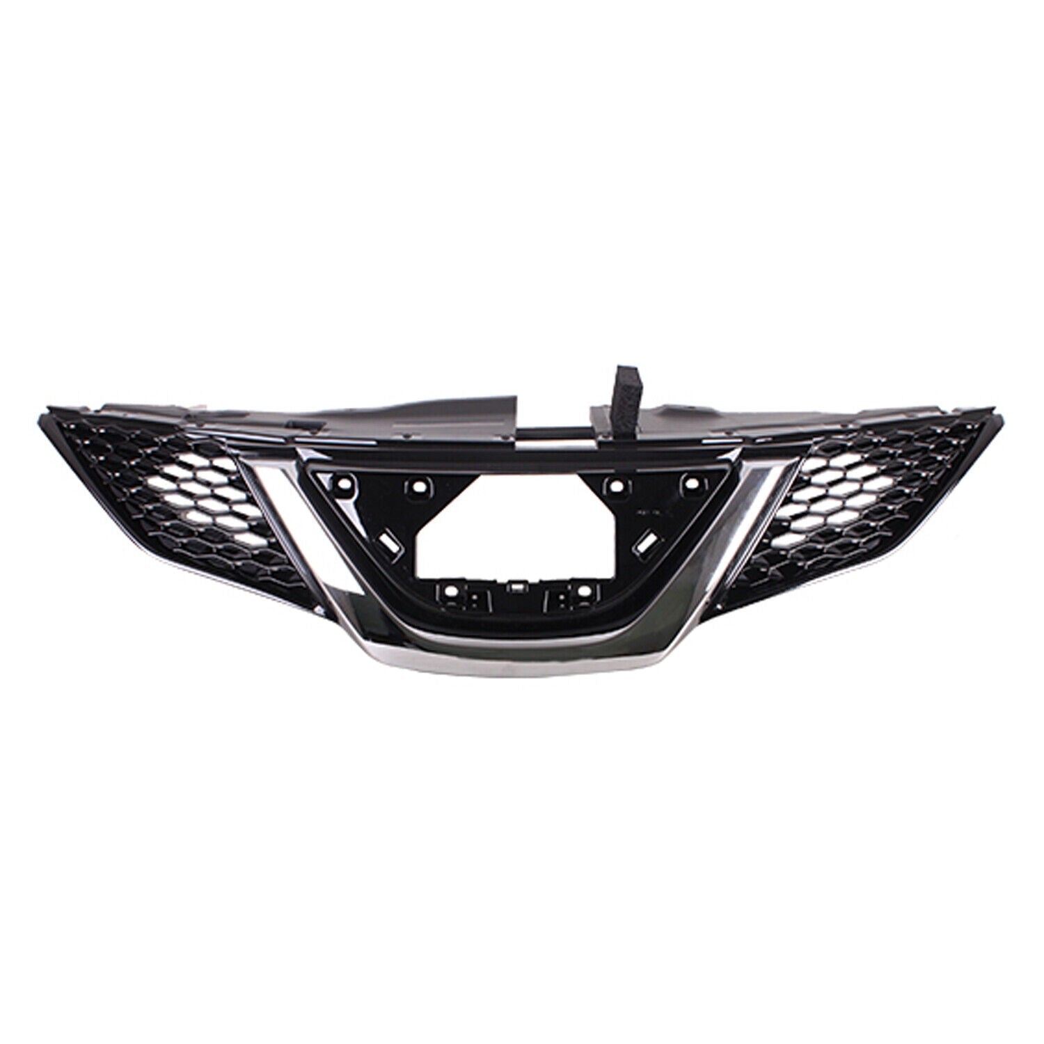 Calandre avant Nissan Qashqai 2018-2019 noir métallisé avec moulure chromée (sans caméra), NI1200312 - Hunt Parts