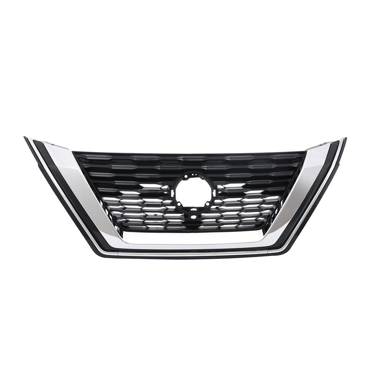 Calandre avant Nissan Rogue 2021-2023, noir brillant avec chrome, NI1200329