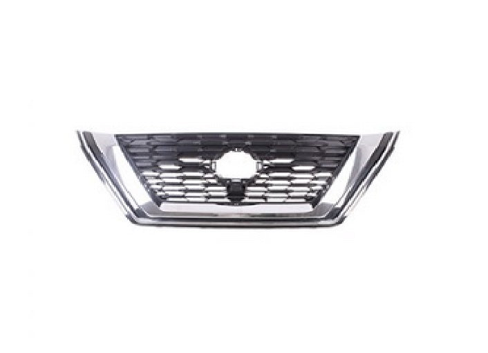 Calandre avant Nissan Rogue 2021-2023, noir brillant avec chrome, NI1200330