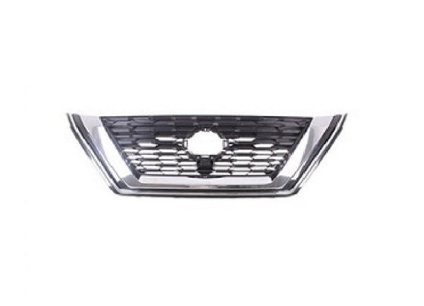 Grille Front Nissan Rogue 2021-2023 Gloss Black With Chrome Molding /Camera Japan Built , Ni1200330