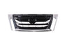Grille Front Nissan Pathfinder 2022-2023 Ptd Black With Chrome Molding Exclude Rock Greek Models , Ni1200331