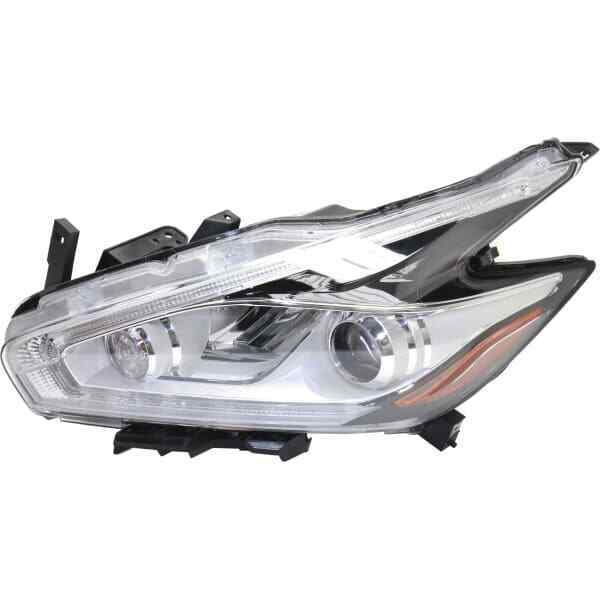 Phare avant gauche (côté conducteur) pour Nissan Murano 2015-2018, LED haute qualité, NI2502233 - Hunt Parts