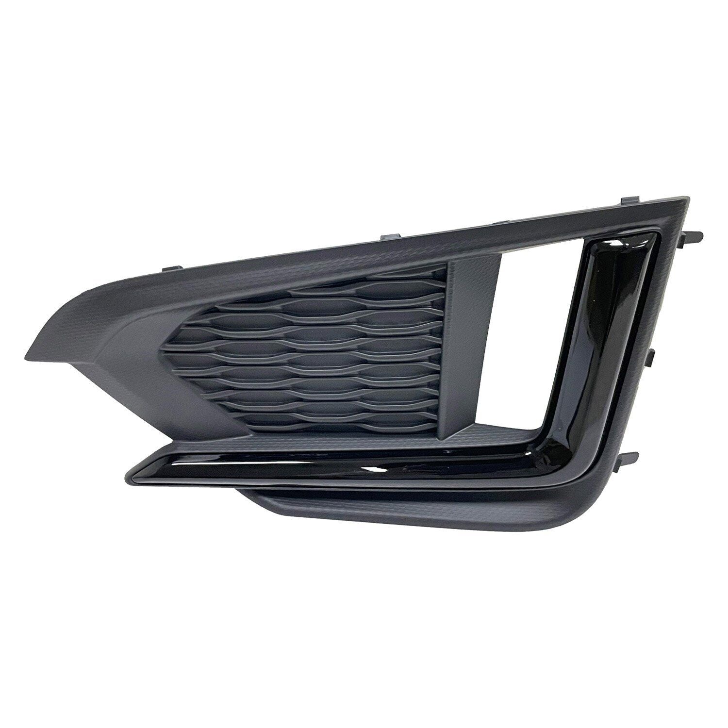 Cache antibrouillard côté conducteur pour Subaru Impreza 2017-2019, noir texturé avec feux de jour noir brillant, référence SU1038129 - Hunt Parts