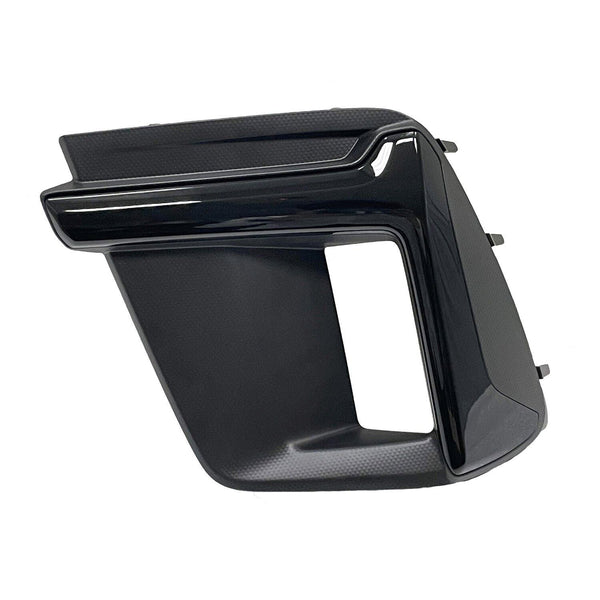 Fog Lamp Bezel Front Driver Side Subaru Forester 2022-2023 Ptd Gloss Black , Su1038130