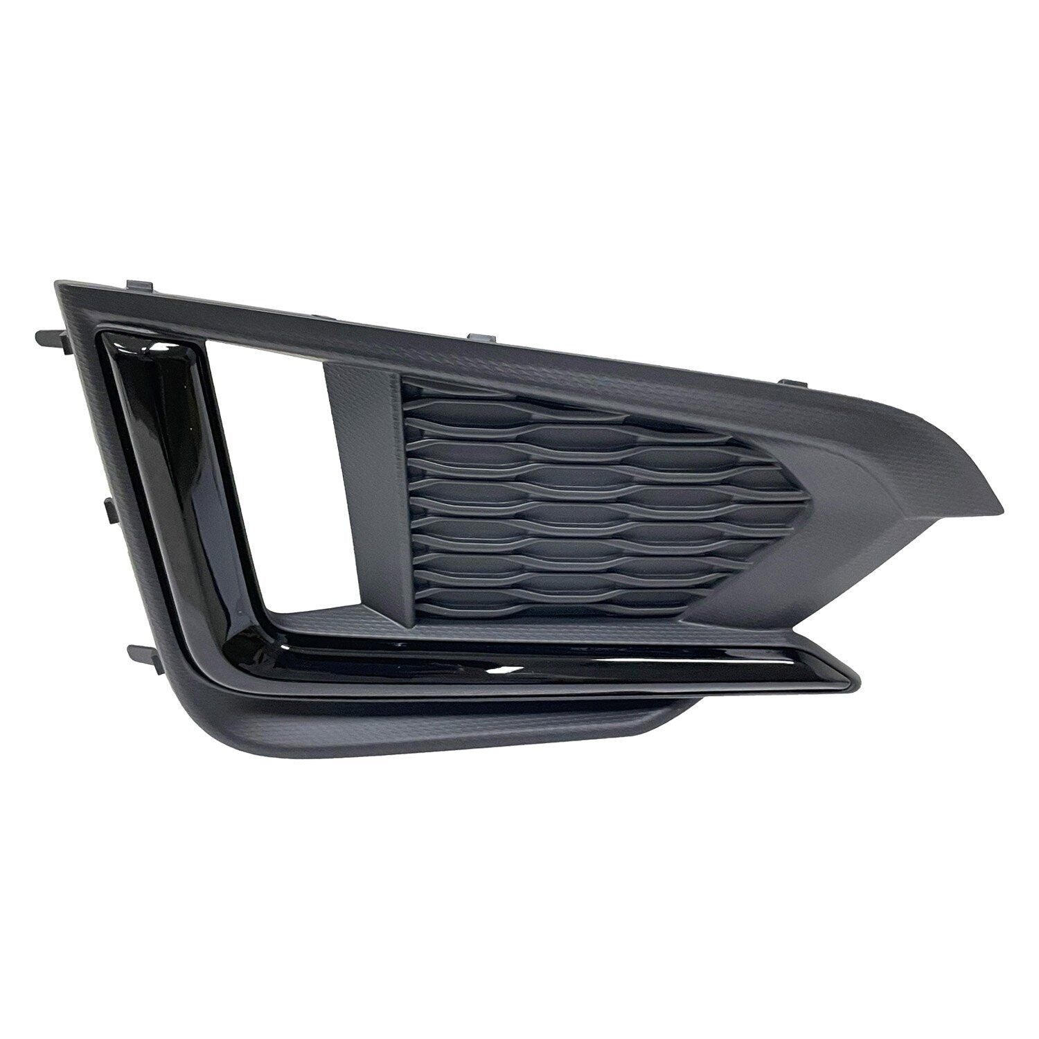 Cache antibrouillard côté passager pour Subaru Impreza 2017-2019, noir texturé avec feux de jour noir brillant, référence SU1039129 - Hunt Parts