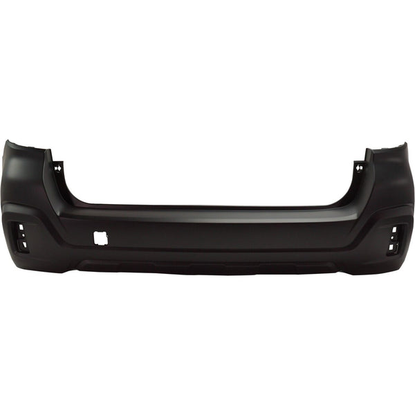 Bumper Rear Upper Subaru Outback 2018-2019 Smooth Primed Ptm With Textured Lower Finish Without Park Assist Sensor Capa , Su1100189C