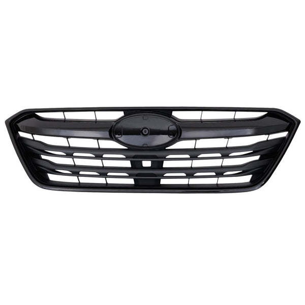 Grille Front Subaru Outback 2020-2022 Gloss Black With Black Molding Without Emblem Exclude Wilderness For 2.4L , Su1200190