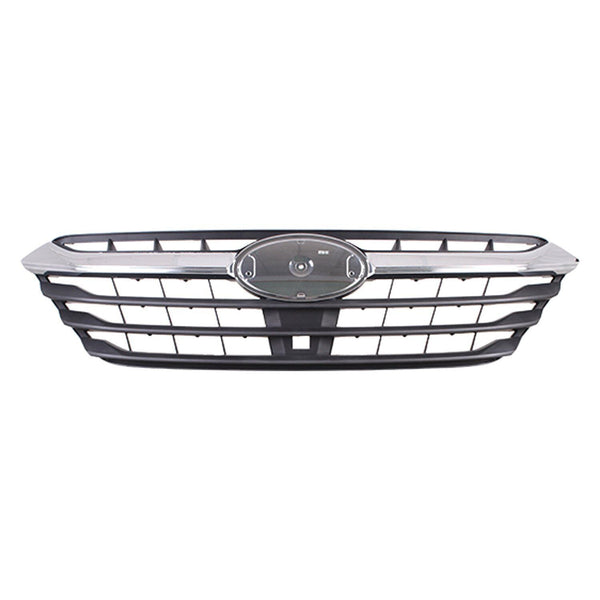 Grille Front Subaru Legacy 2020-2022 Matte Black With Chrome Molding Without Emblem 2.4 Turbo , Su1200193