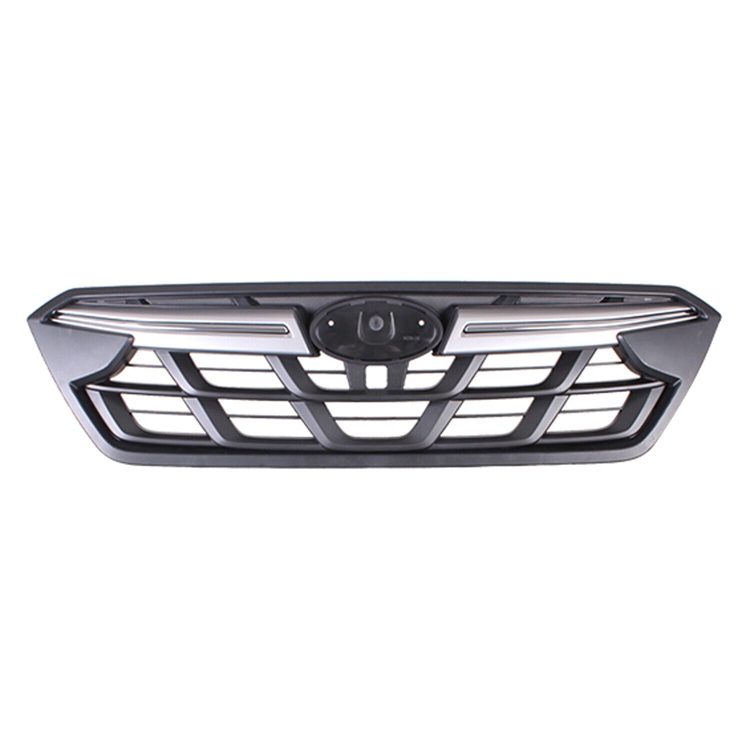 Calandre avant Subaru Crosstrek 2021-2023 noire avec moulure supérieure argentée et insert chromé (sans emblème) pour 2,5 pouces, SU1200197 - Hunt Parts