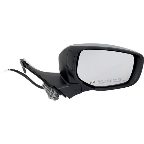 Mirror Passenger Side Subaru Legacy 2020-2022 Power Satin Chrome Heated With Blind Spot/Power Fold/Memory/Signal , Su1321188