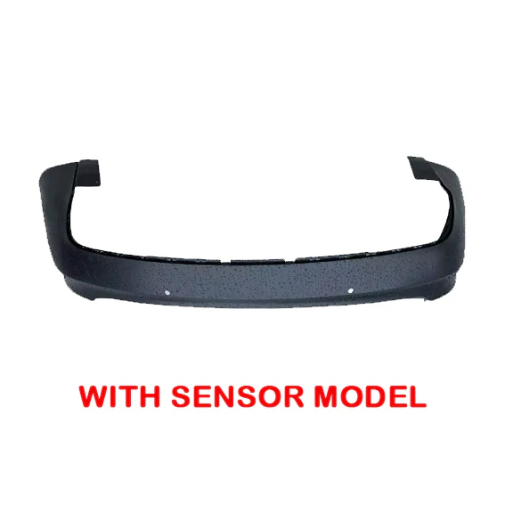 2022-2025 Tesla Tesla S Bumper Rear Primed Black With Sensor , TA1750102U