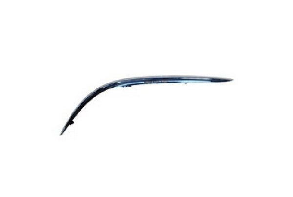 Bumper Molding Front Driver Side Toyota Highlander 2021-2023 Gloss Black (Vertical Strip) , To1038260
